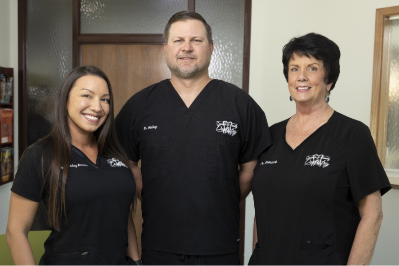 Weatherford Texas dentists Doctor Ashley Decker Doctor Garrett Mulkey and Doctor Deborah Romack