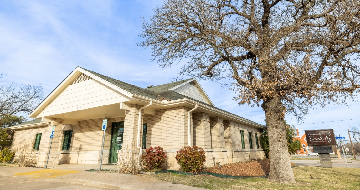 Outside of dental office in Weatherford