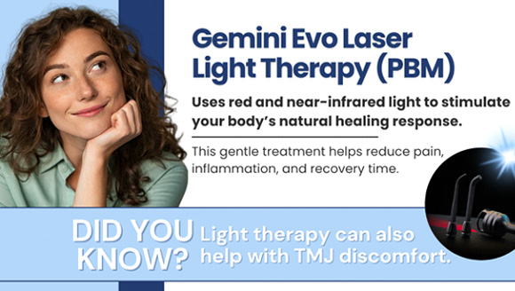 Graphic of how gemini can treat the TMJs