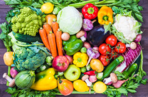 Fruits and vegetables for National Nutrition Month in Weatherford